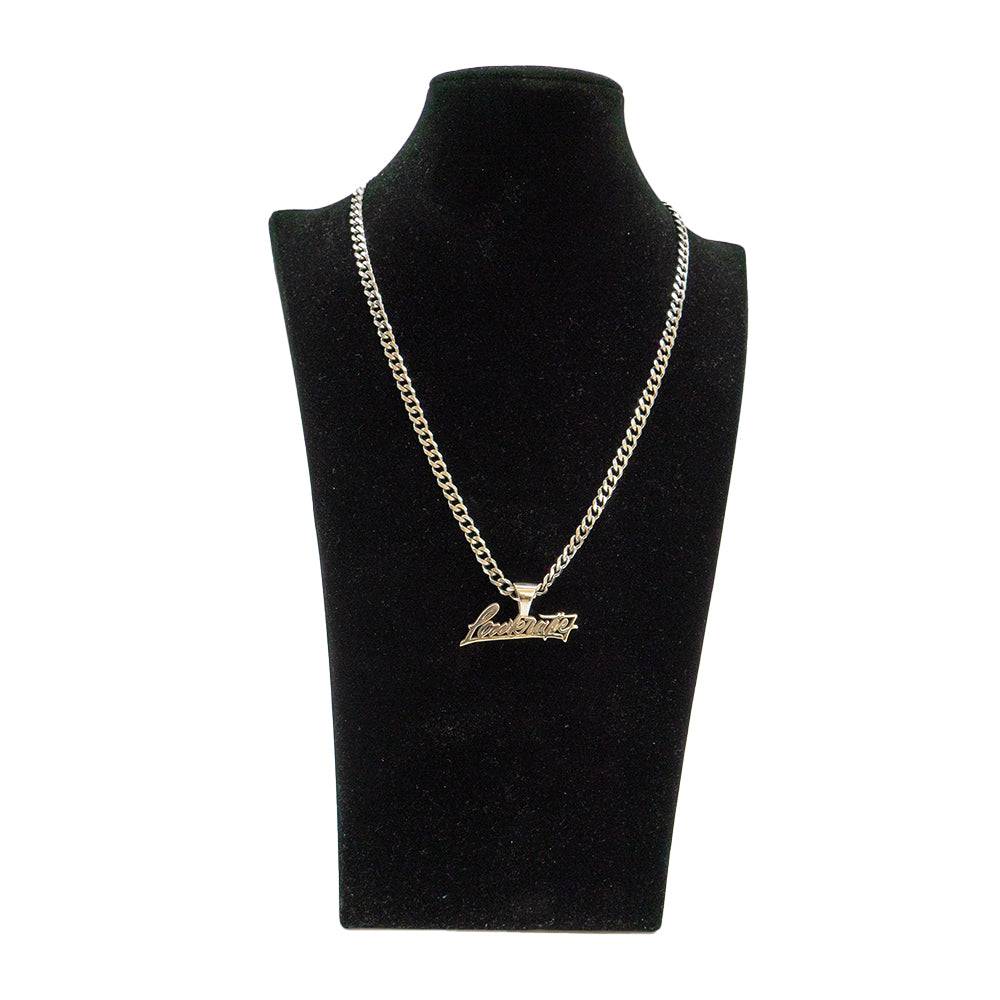Lowkratief pendant made of 925 sterling silver with Miami Cuban Link chain