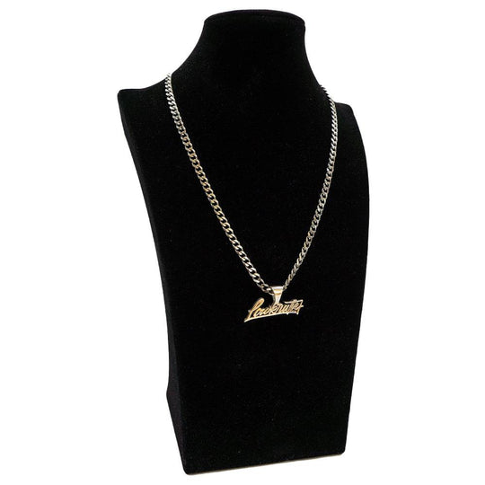 Lowkratief pendant made of 925 sterling silver with Miami Cuban Link chain