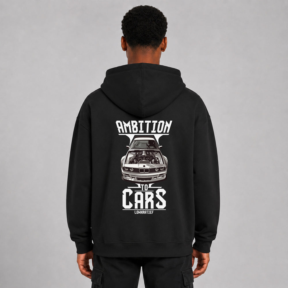 LOWKRATIEF Ambition to Cars Oversize-Hoodie mit Backprint