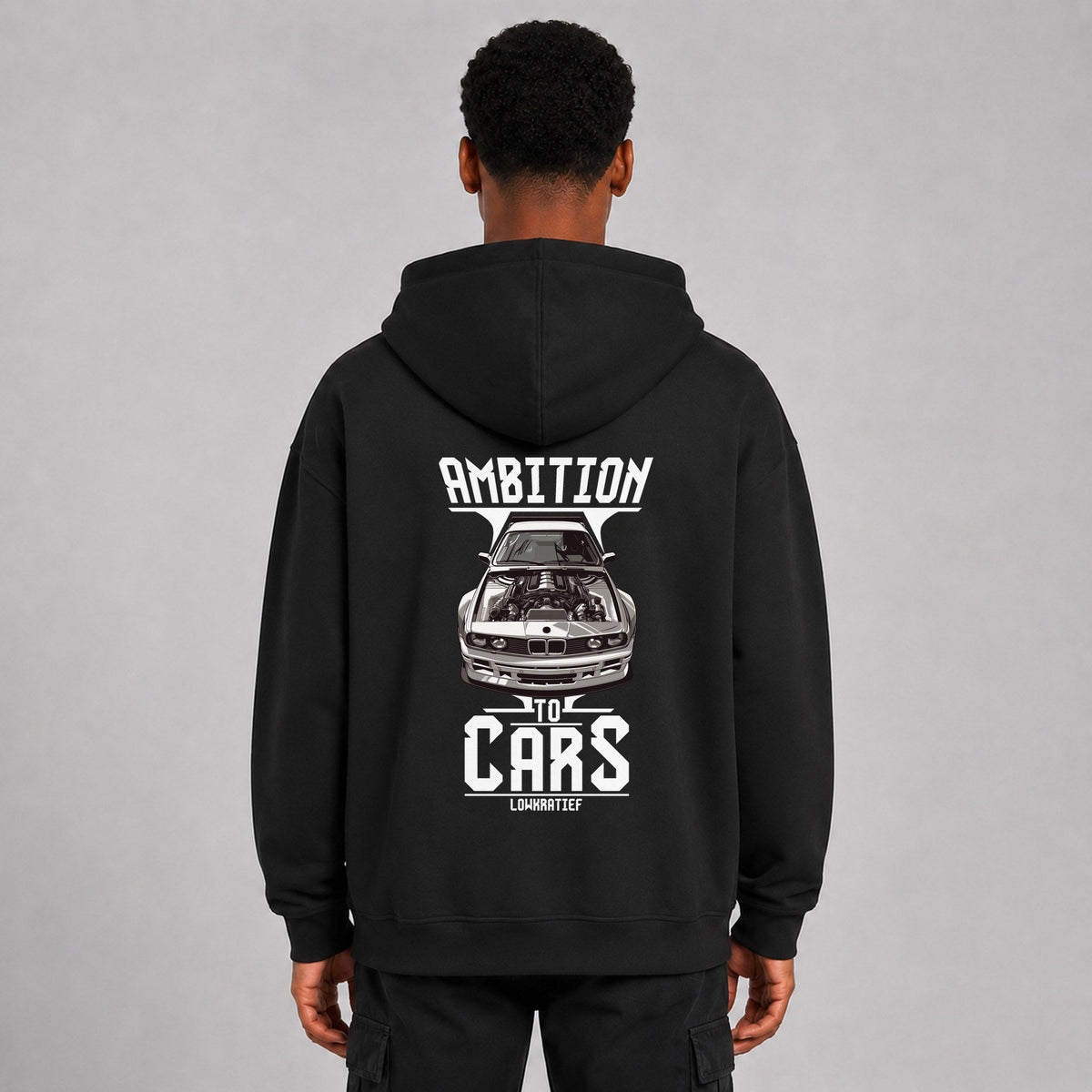 Ambition to Cars Sparbundle – Hoodie Rückansicht