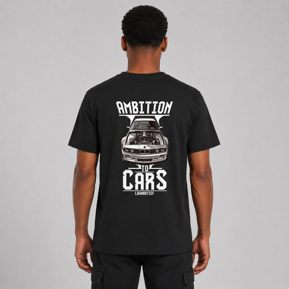 LOWKRATIEF Ambition to Cars T-Shirt mit Backprint