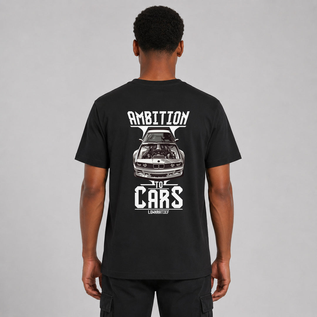 LOWKRATIEF Ambition to Cars T-Shirt mit Backprint