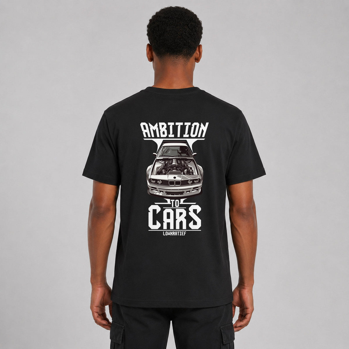 Ambition to Cars Sparbundle – T-Shirt Rückansicht