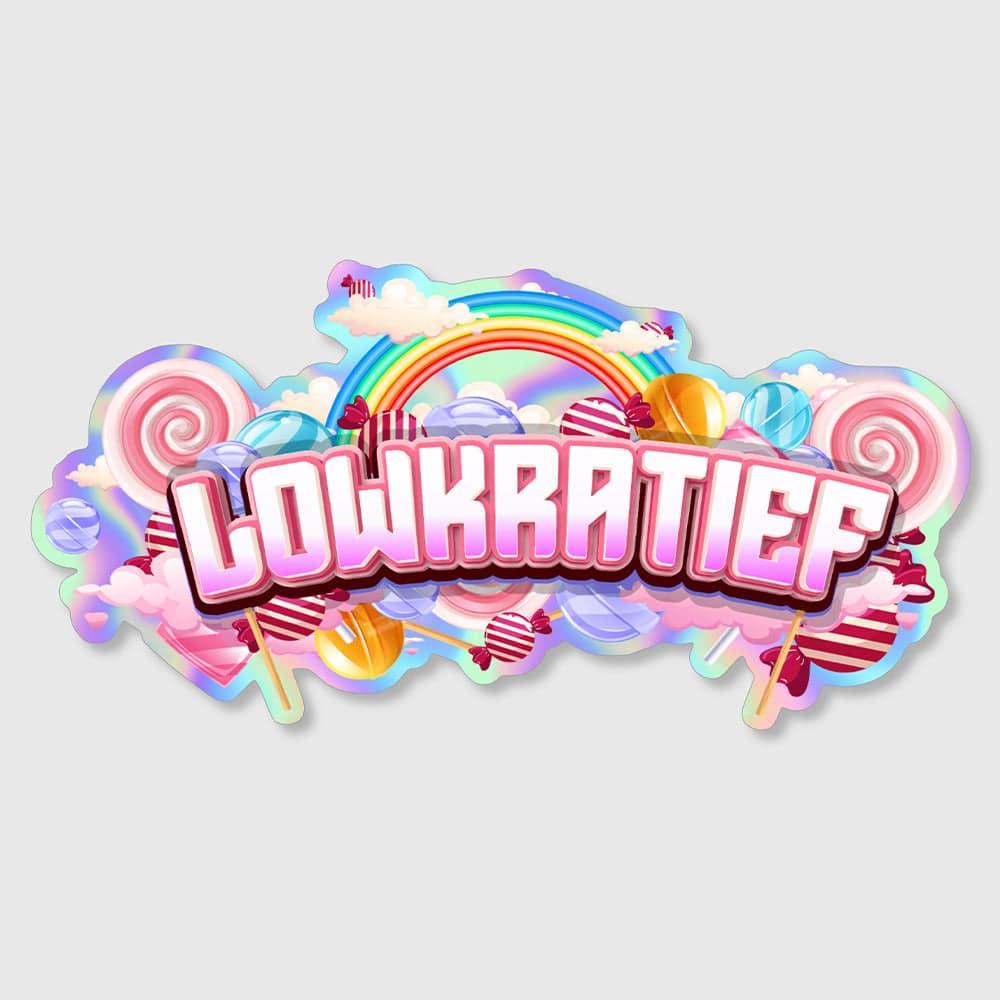 Holo Candy Aufkleber - LOWKRATIEF CLOTHING
