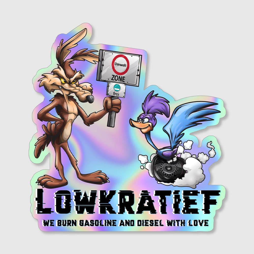 Holo Last Lowrunner Aufkleber - LOWKRATIEF