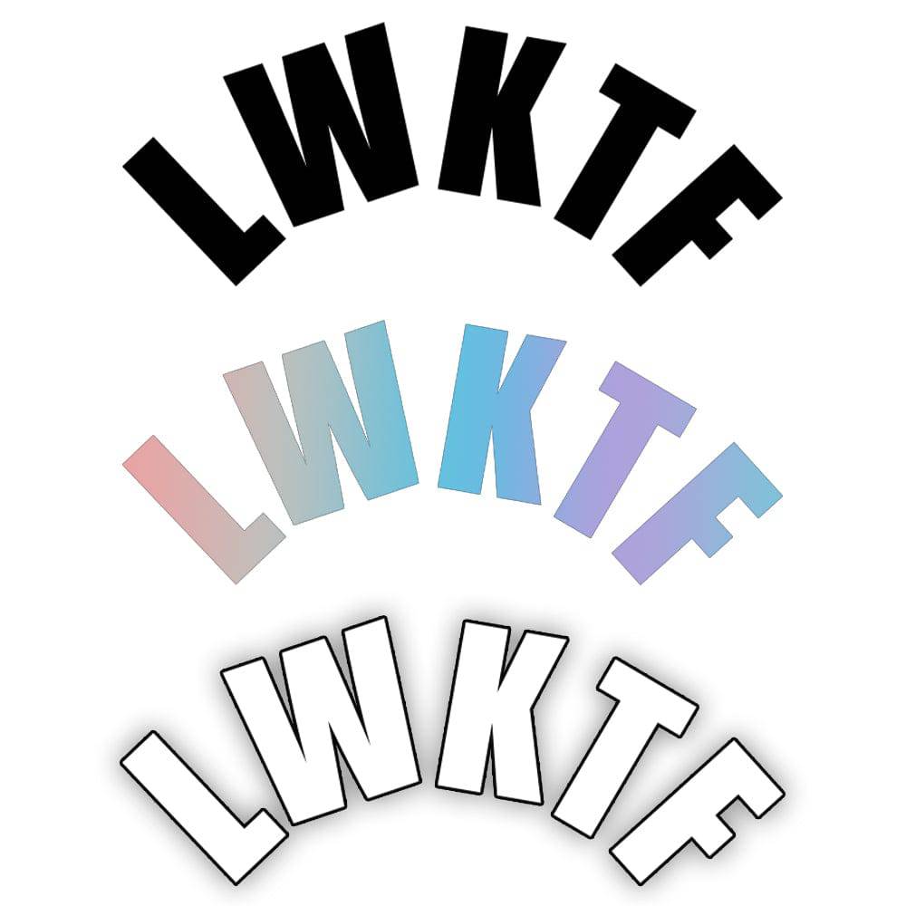 LWKTF Curved Aufkleber - LOWKRATIEF