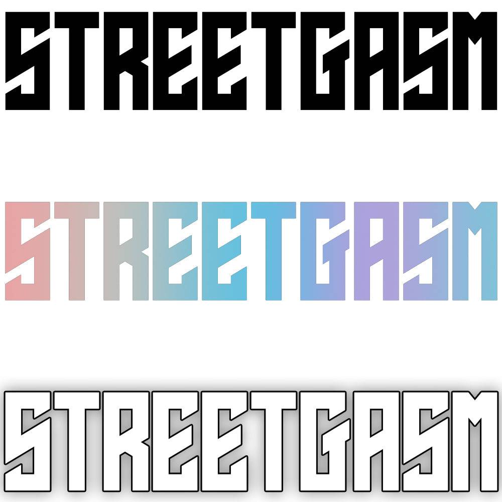 Streetgasm sticker large