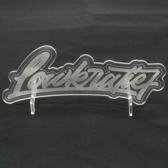 Acryl Logo Banner - LOWKRATIEF CLOTHING