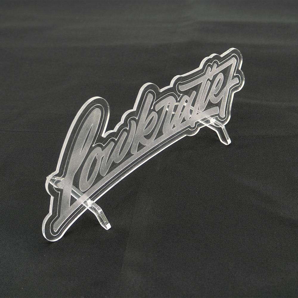 Acryl Logo Banner - LOWKRATIEF CLOTHING