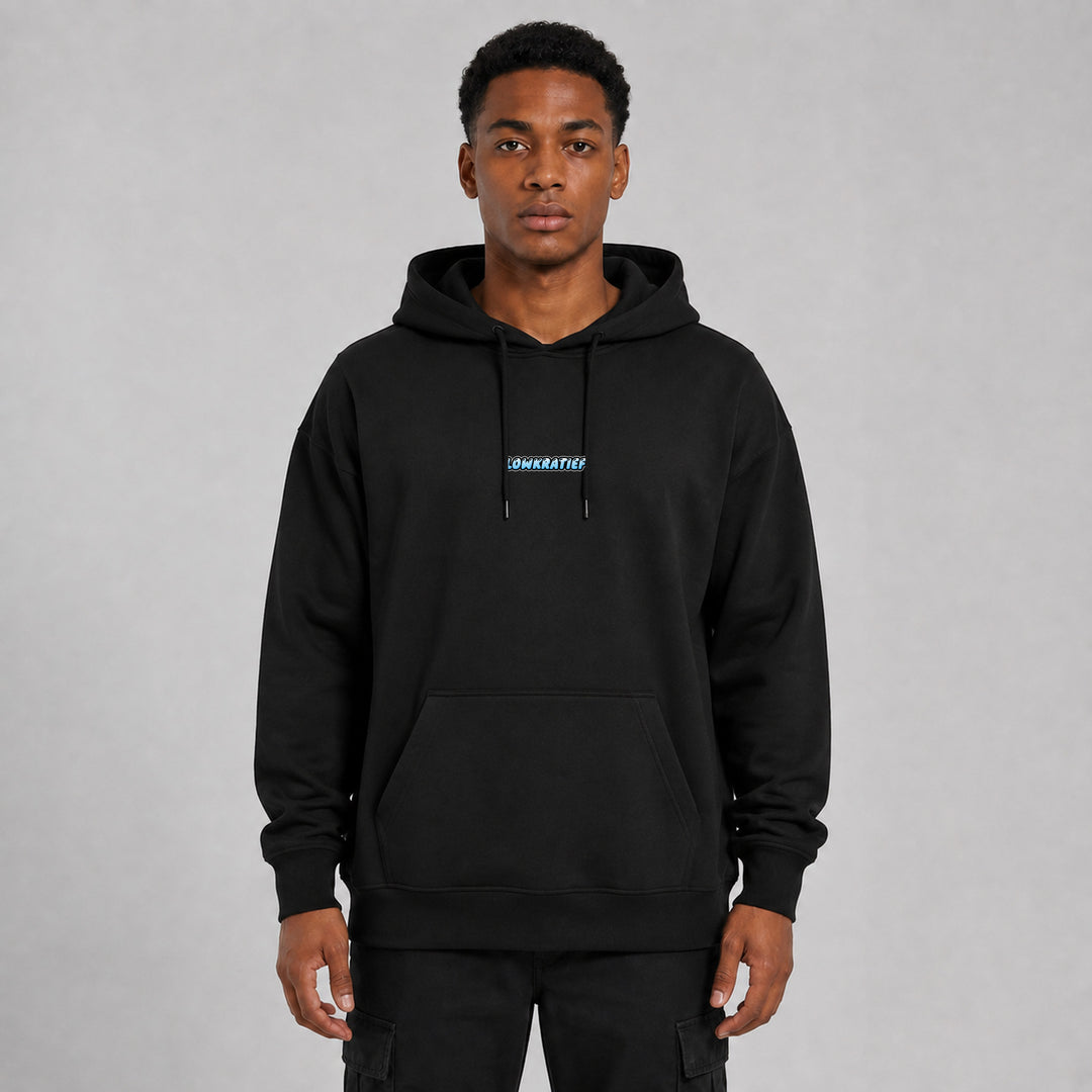 LOWKRATIEF I Drift for Boobies Oversize-Hoodie – Vorderansicht