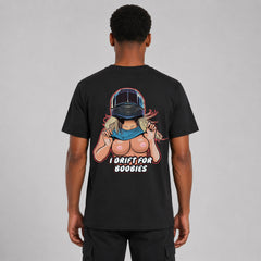 I Drift for Boobies Sparbundle – T-Shirt Rückansicht