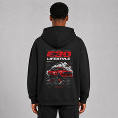 E30 Lifestyle Sparbundle – Hoodie Rückansicht