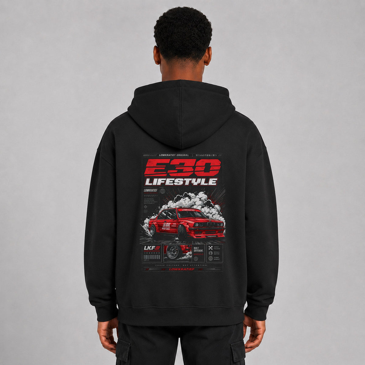 E30 Lifestyle Sparbundle – Hoodie Rückansicht