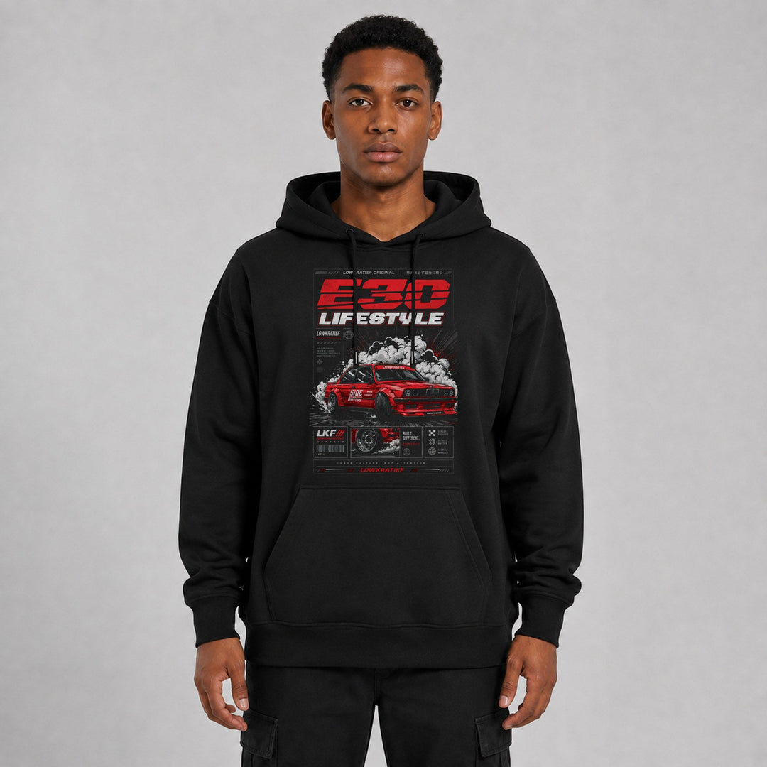 E30 Lifestyle Sparbundle – Hoodie Vorderansicht
