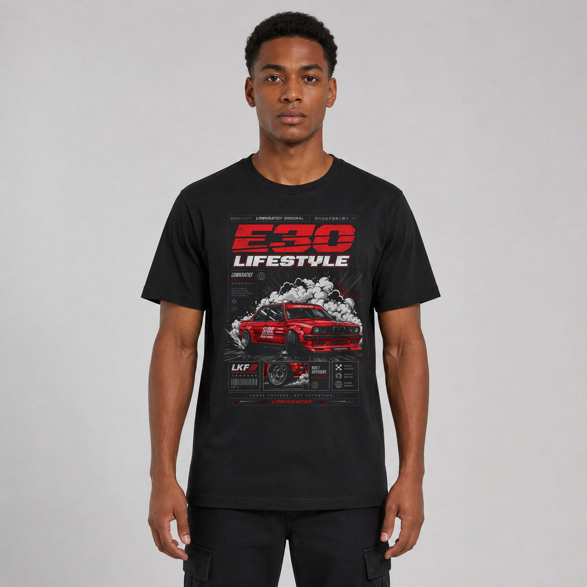 E30 Lifestyle Sparbundle – T-Shirt Vorderansicht