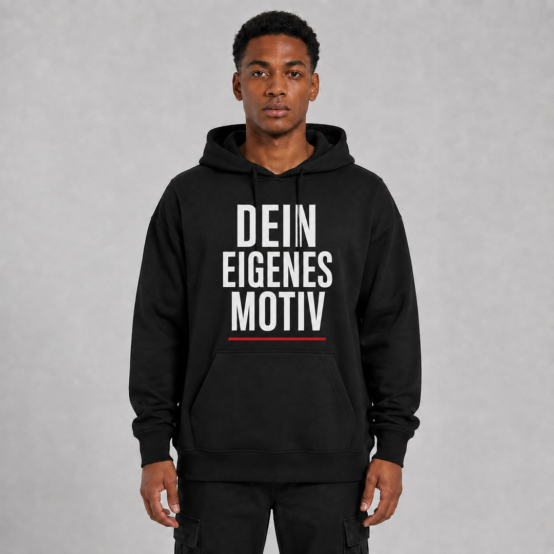 LOWKRATIEF Dein eigenes Design Oversize-Hoodie Frontansicht