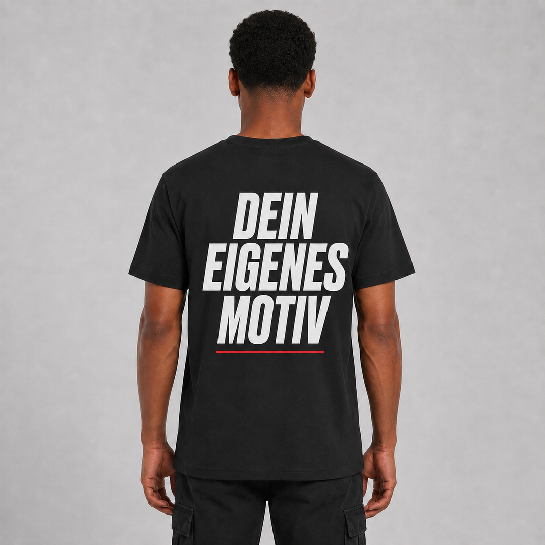 LOWKRATIEF Dein eigenes Design T-Shirt Rückenansicht