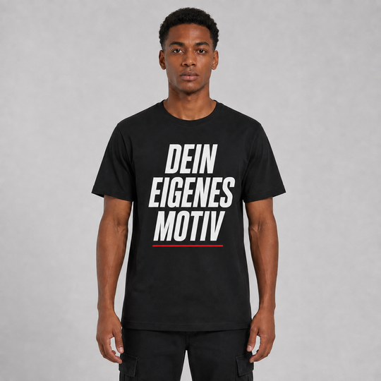 LOWKRATIEF Dein eigenes Design T-Shirt Frontansicht