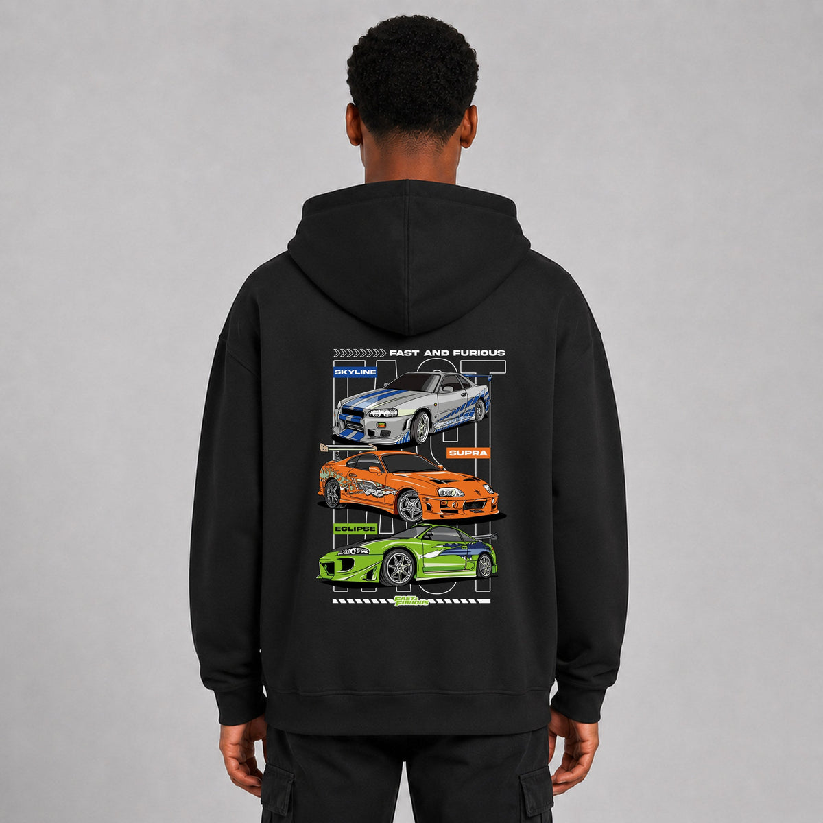 Fast & Furious 3 Legends Sparbundle – Hoodie Rückansicht