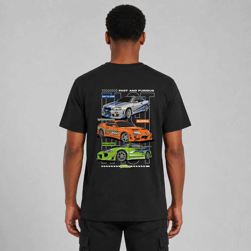 Fast & Furious 3 Legends Sparbundle – T-Shirt Rückansicht