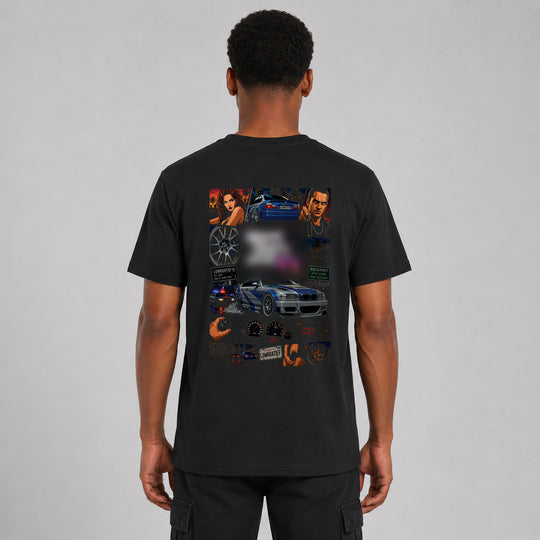 LOWKRATIEF Grand Theft Tuning VI M3 T-Shirt mit Backprint