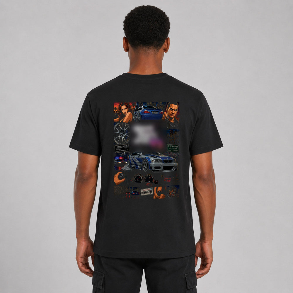 Grand Theft Tuning VI M3 Sparbundle – T-Shirt Rückansicht