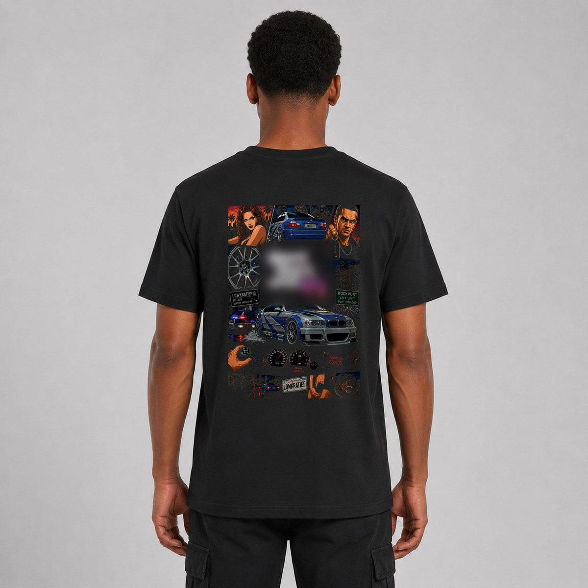 Grand Theft Tuning VI M3 Sparbundle – T-Shirt Rückansicht