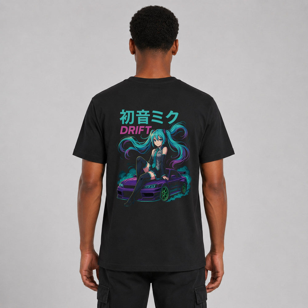 Hatsune Drift R34 Sparbundle – T-Shirt Rückansicht