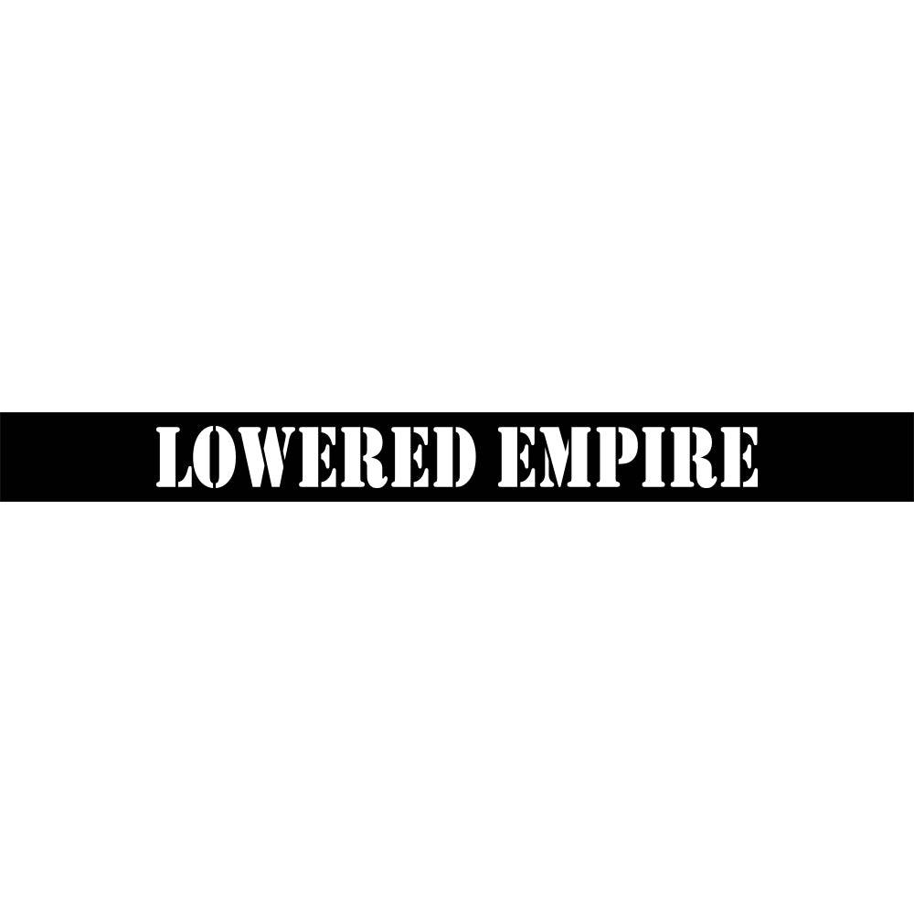 Lowered Empire Sonnenblendstreifen 2 in 1 - LOWKRATIEF CLOTHING