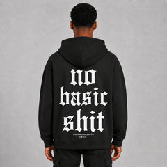 No basic shit Sparbundle – Hoodie Rückansicht