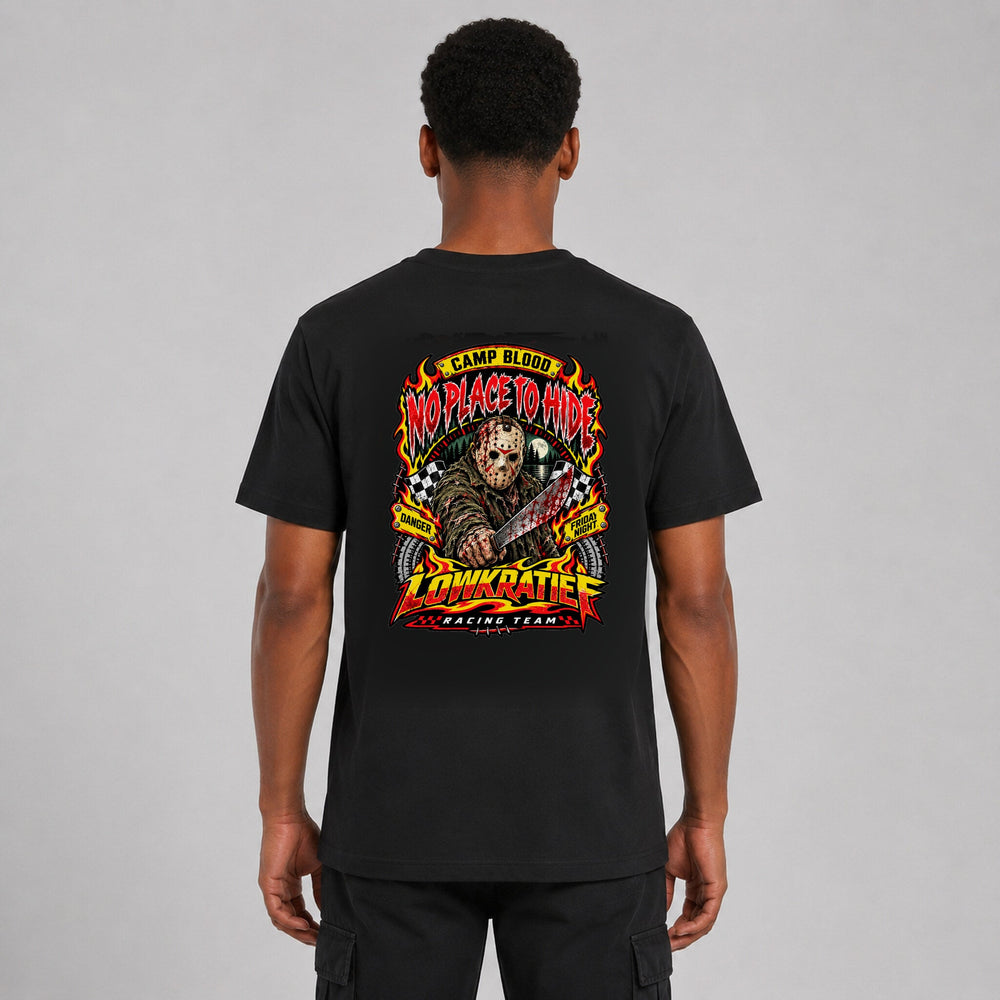 LOWKRATIEF No Place to Hide T-Shirt mit korrigiertem Backprint