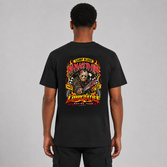 LOWKRATIEF No Place to Hide T-Shirt mit korrigiertem Backprint