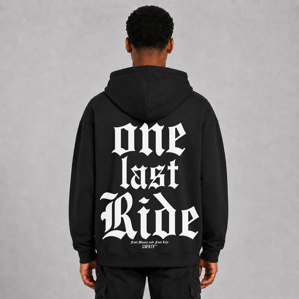 LOWKRATIEF One last Ride Oversize-Hoodie – Rückansicht