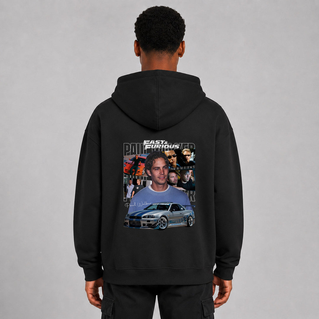Paul Walker R34 Tribute Sparbundle – Hoodie Rückansicht