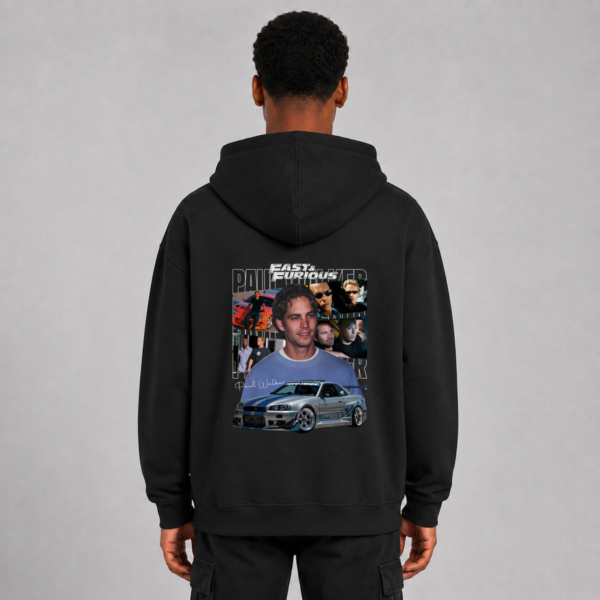 Paul Walker R34 Tribute Sparbundle – Hoodie Rückansicht