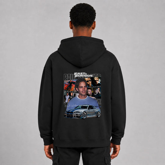 Paul Walker R34 Tribute Sparbundle – Hoodie Rückansicht