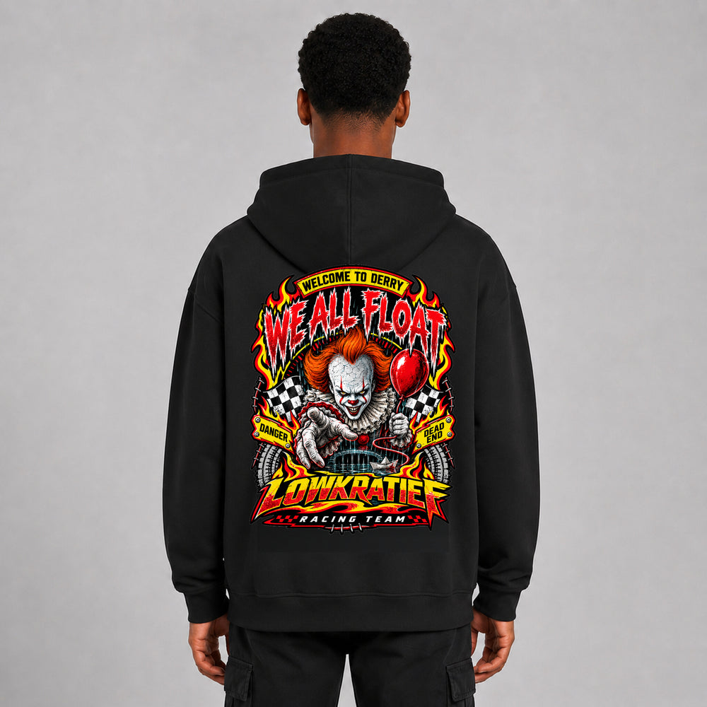 LOWKRATIEF We All Float Oversize-Hoodie mit Backprint