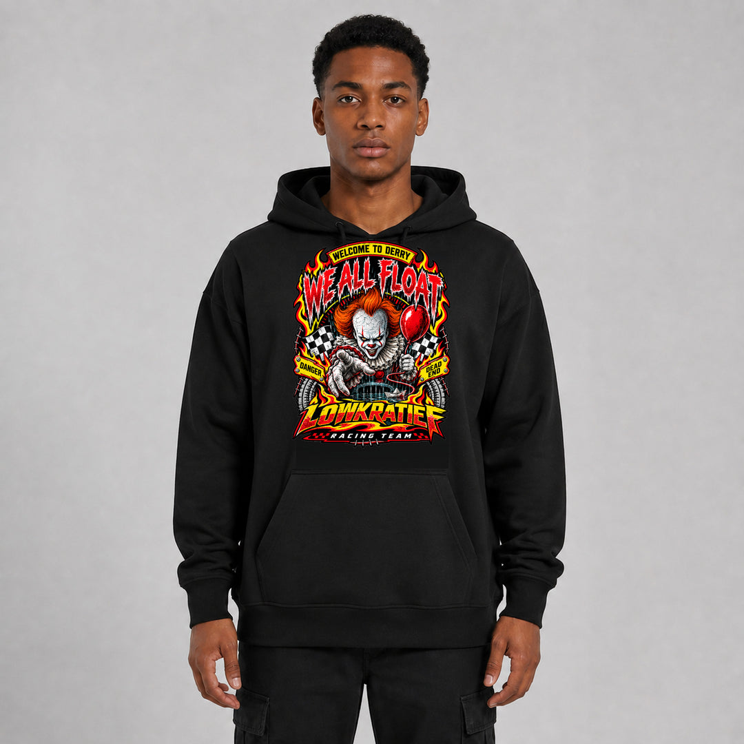 LOWKRATIEF We All Float Oversize-Hoodie mit Frontprint