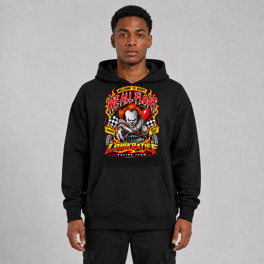 LOWKRATIEF We All Float Oversize-Hoodie mit Frontprint