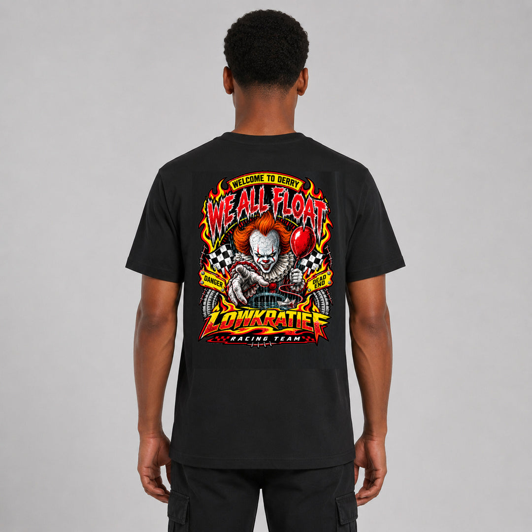 LOWKRATIEF We All Float T-Shirt mit Backprint