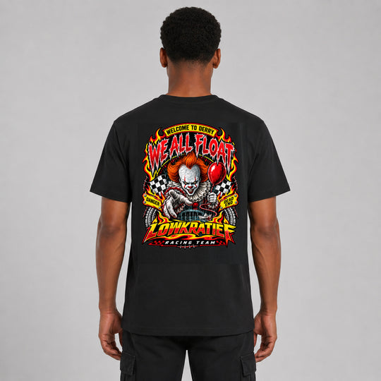 LOWKRATIEF We All Float T-Shirt mit Backprint