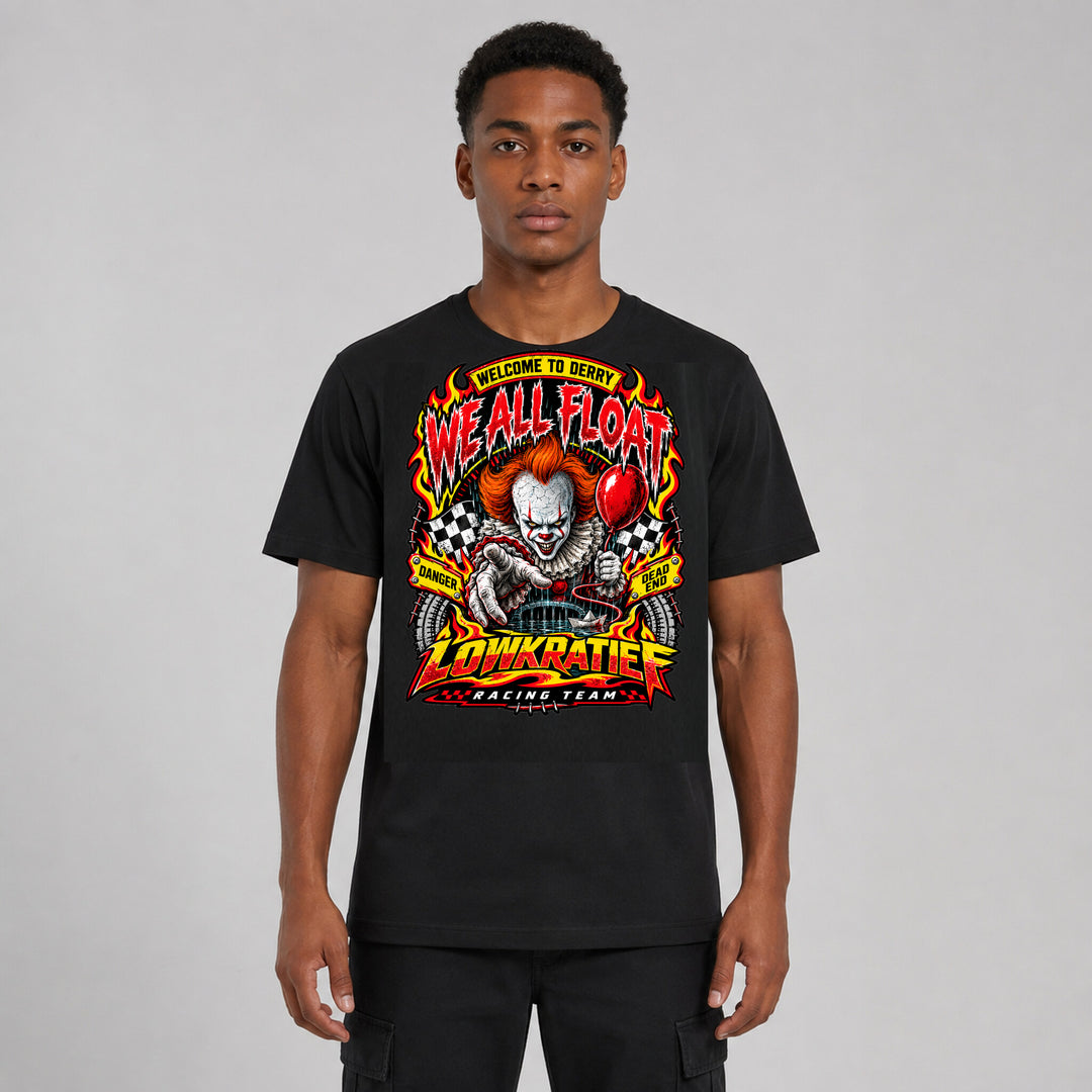 LOWKRATIEF We All Float T-Shirt mit Frontprint