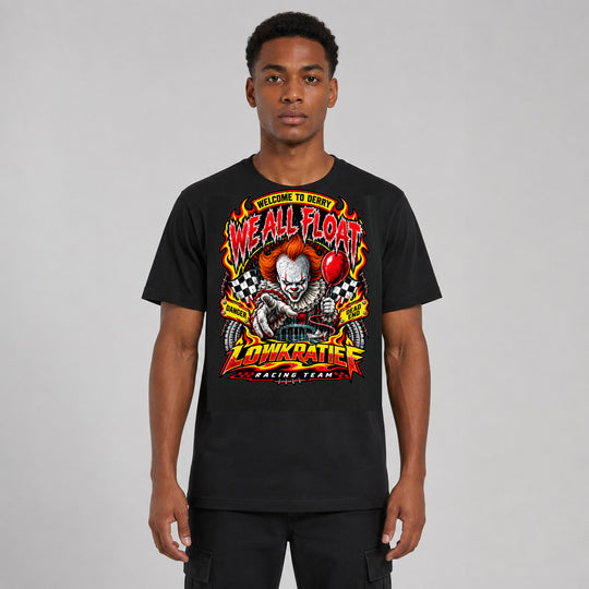 LOWKRATIEF We All Float T-Shirt mit Frontprint