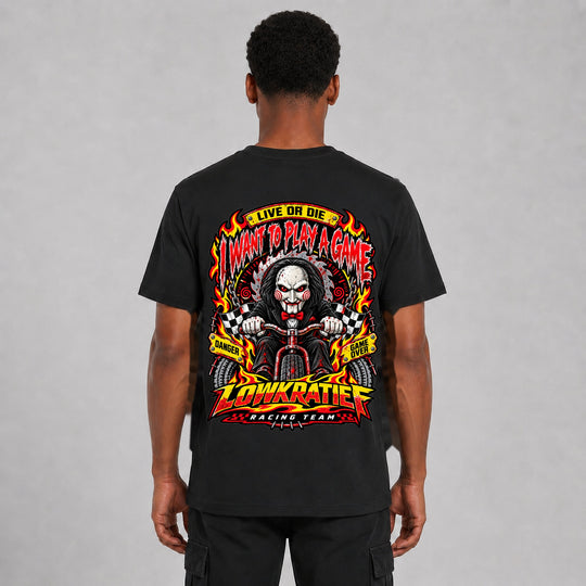 I Want to Play a Game T-Shirt Rückseite – Lowkratief