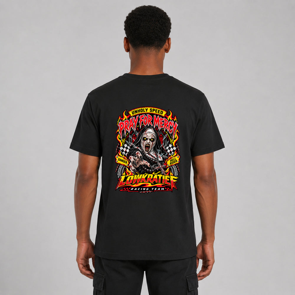 Pray for Mercy T-Shirt Rückseite – Lowkratief