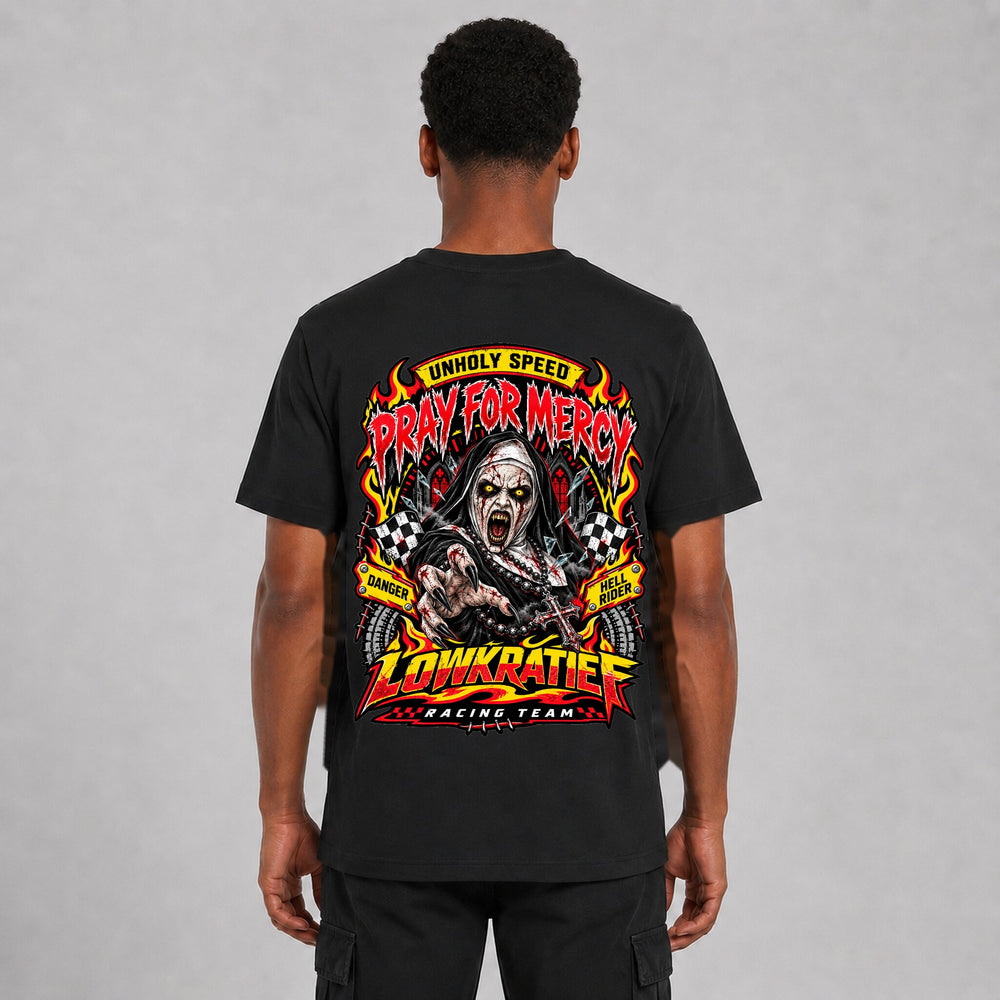 Pray for Mercy T-Shirt Rückseite – Lowkratief