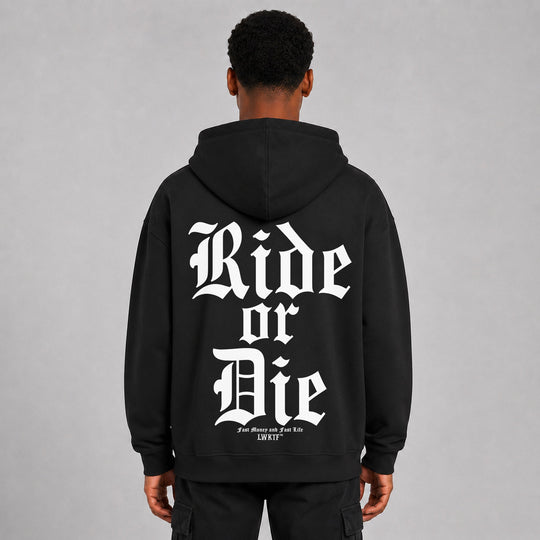 Ride or Die Sparbundle – Hoodie Rückansicht