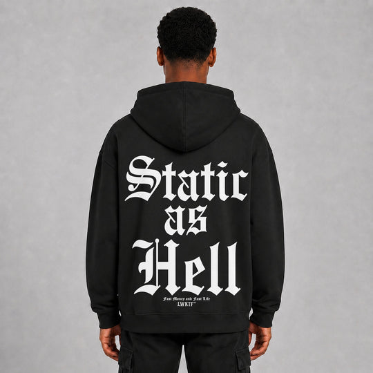 Static as Hell Sparbundle – Hoodie Rückansicht