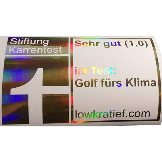 Stiftung Karrentest alle Marken Aufkleber - LOWKRATIEF