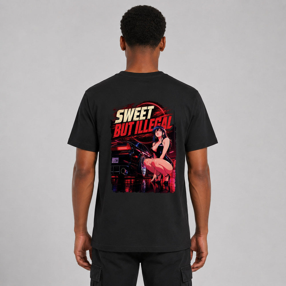 Sweet But Illegal Sparbundle – T-Shirt Rückansicht